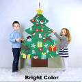 YM Christmas Tree Onarments Kids Custom DIY Felt Christmas Tree Hanging Decorations Navidad DIY Craft Decoration